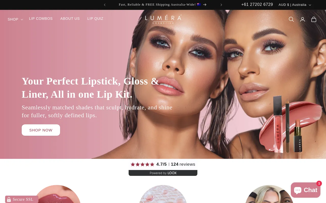 Luméra Cosmetica screenshot
