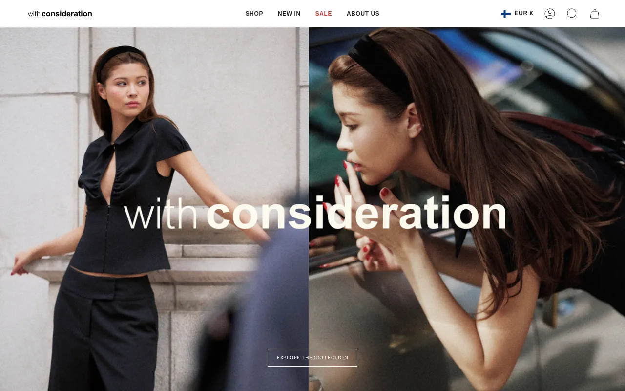 With Consideration screenshot