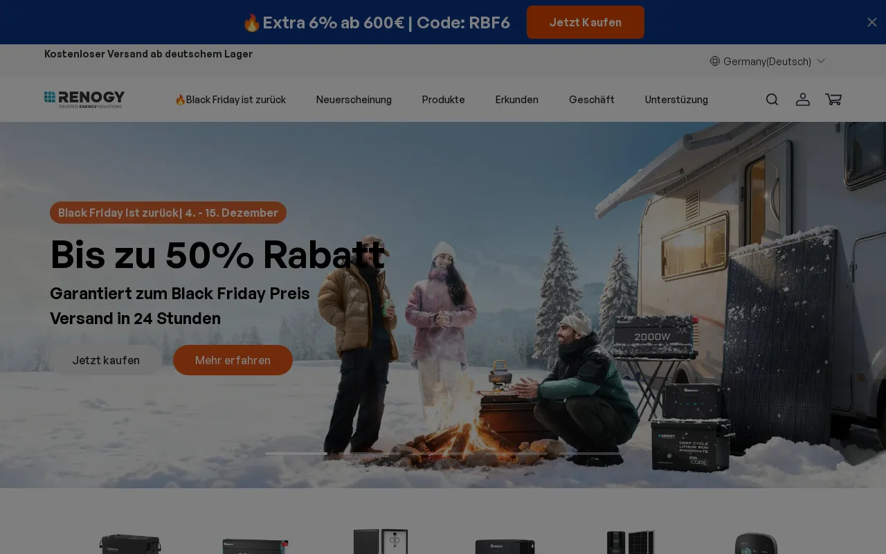 Renogy DE screenshot