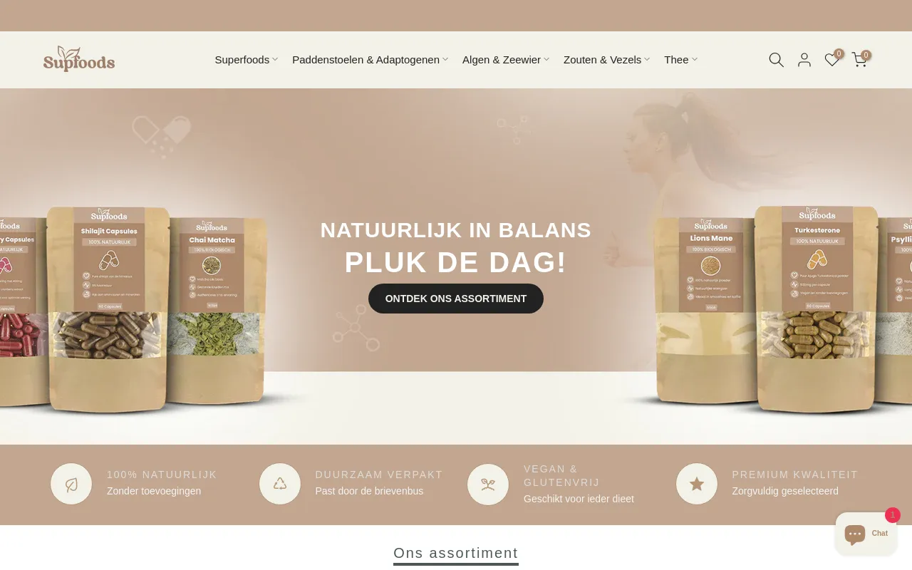 Supfoods screenshot