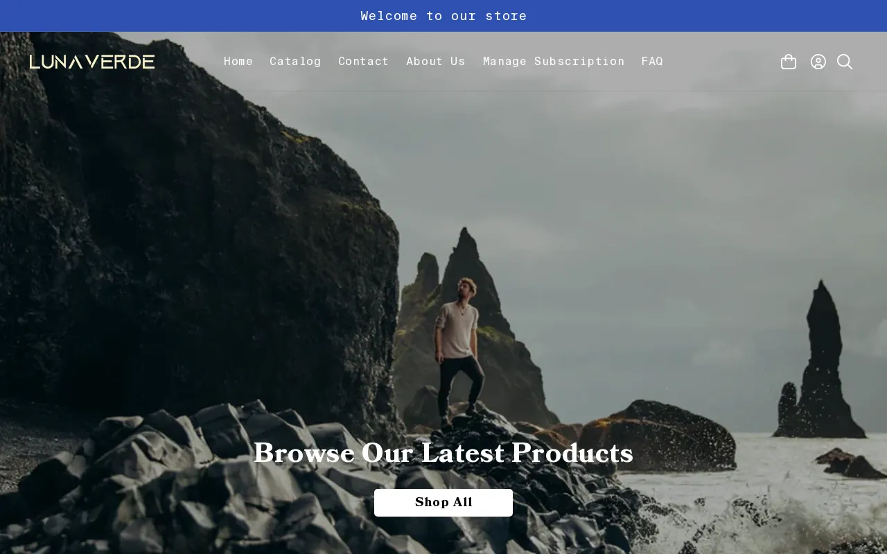 LunaVerde website screenshot