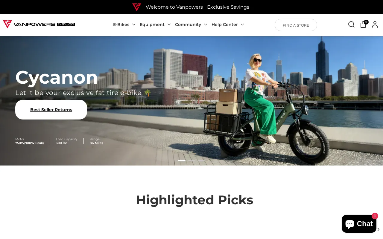 VANPOWERS LTD screenshot