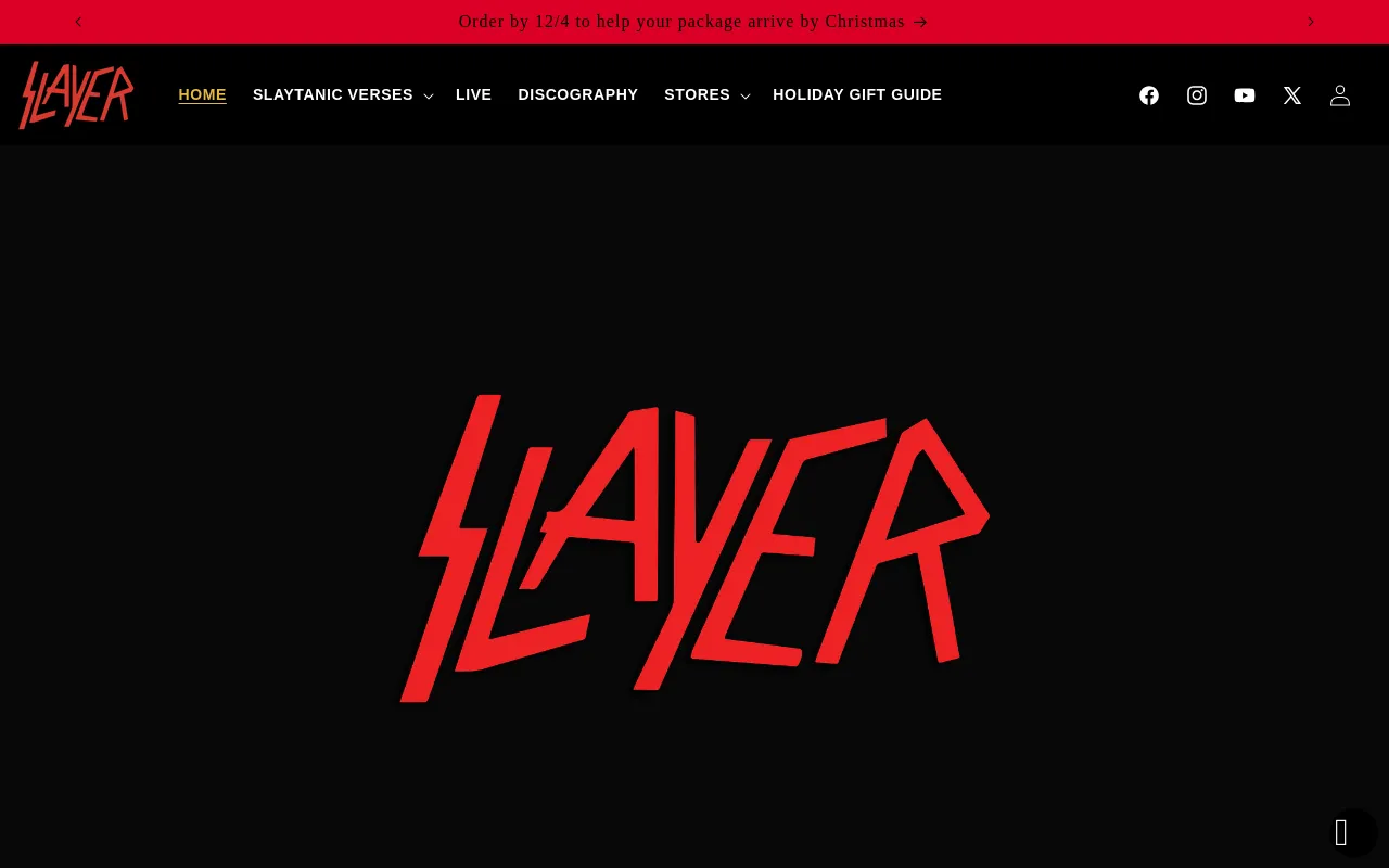 Slayer Official screenshot