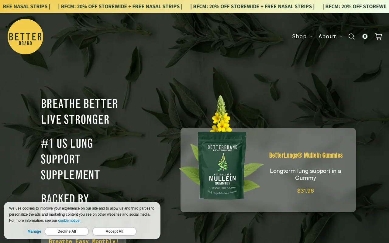 Betterbrand screenshot