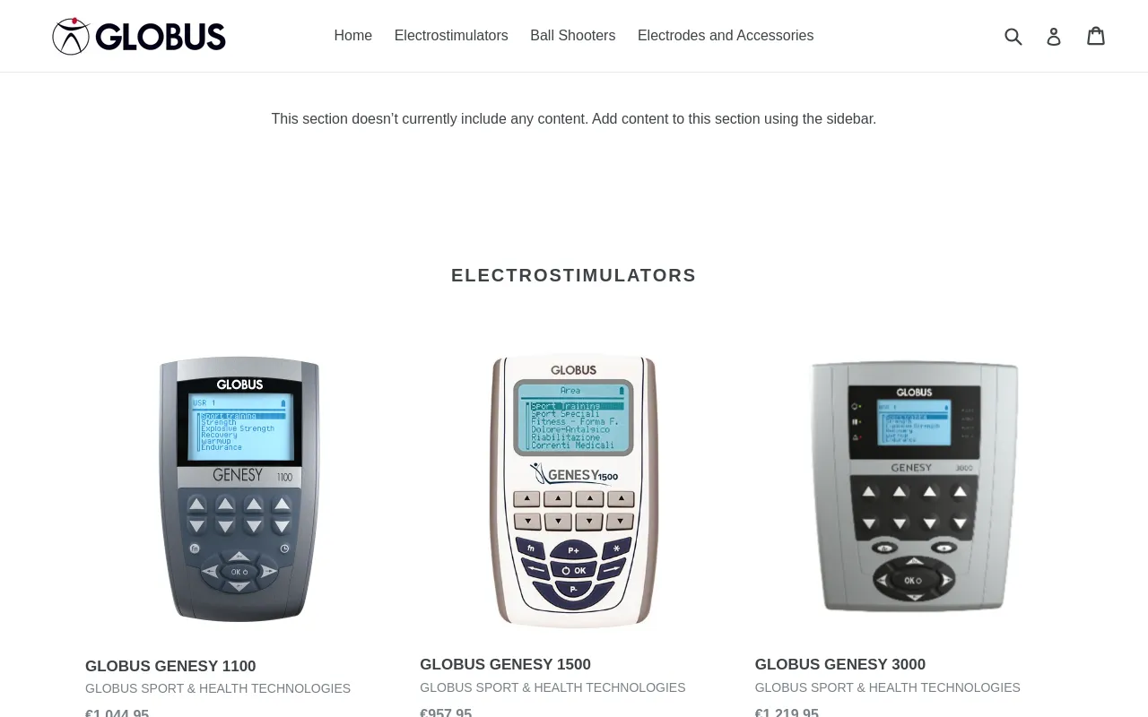 Globus Sport & Health Technologies screenshot