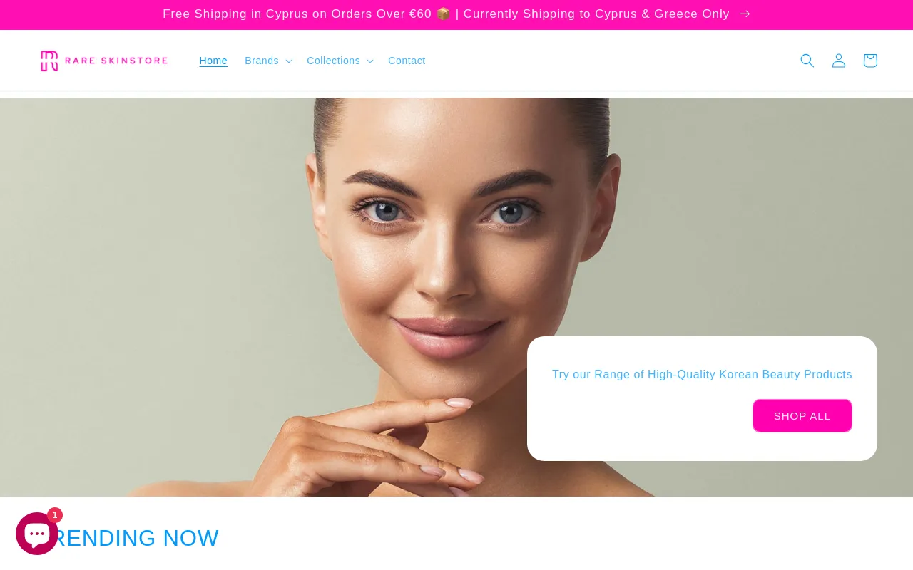 Rare skinstore screenshot
