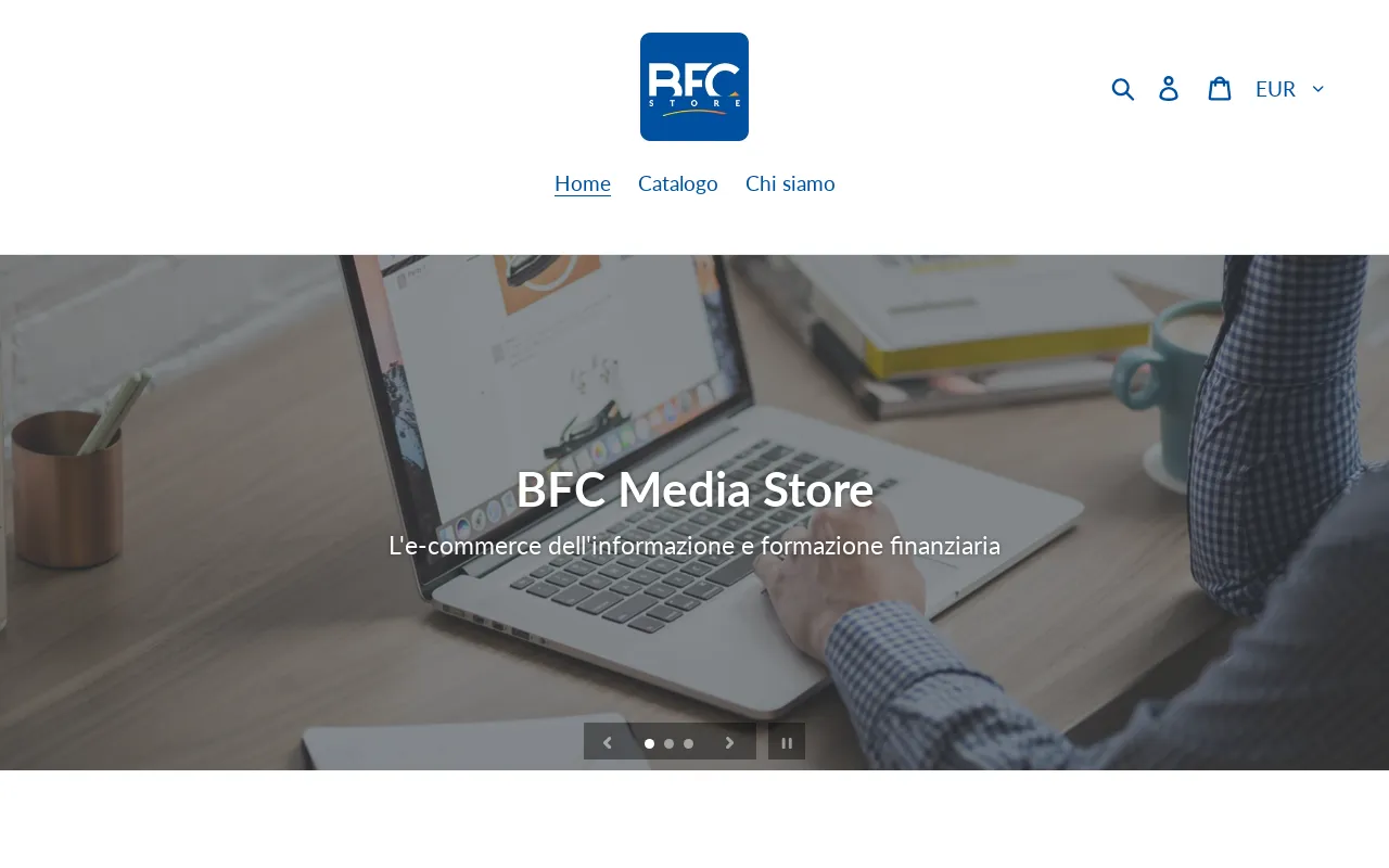 BFC Media Store website screenshot