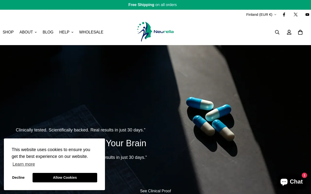 NEUROFIDELITY, LLC screenshot