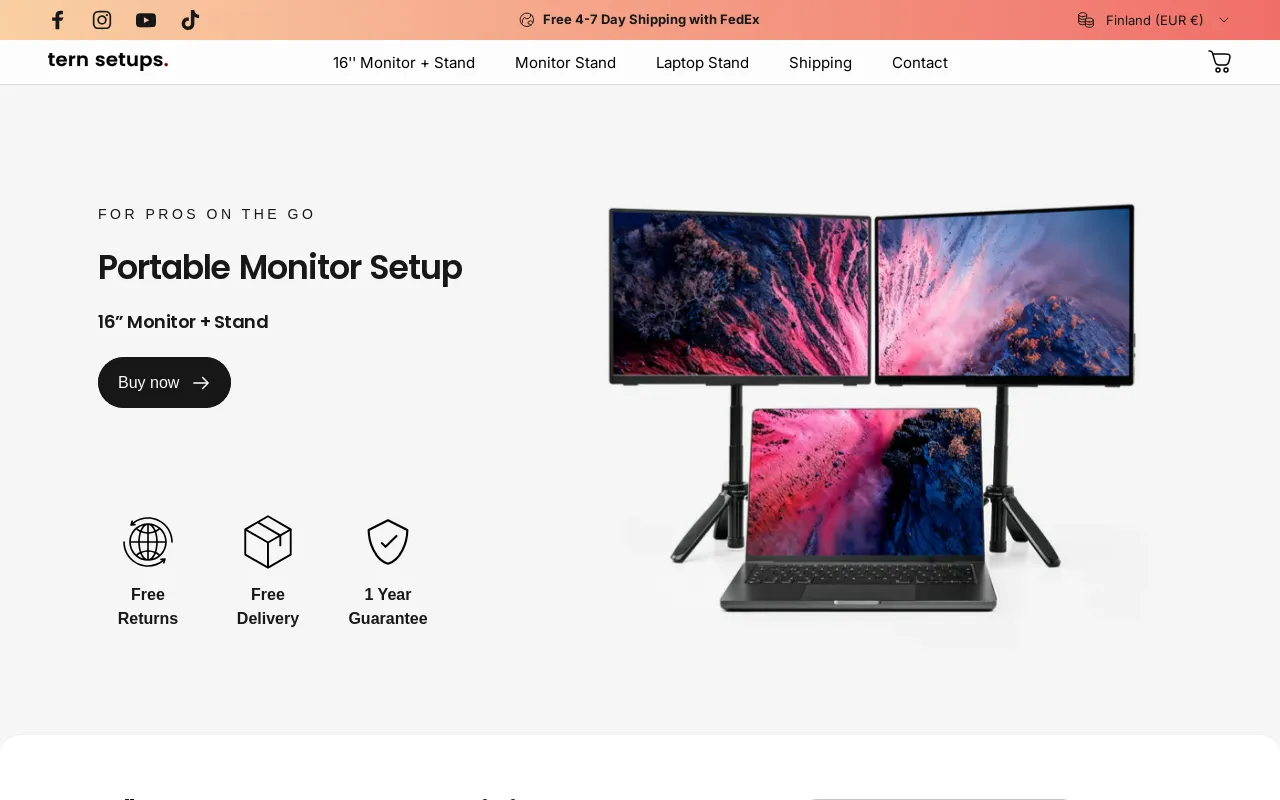 Tern Setups screenshot