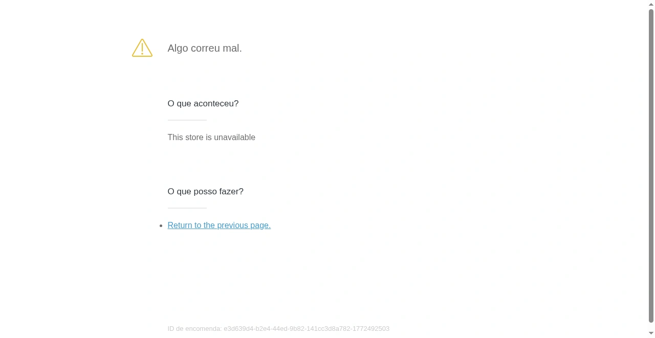 Lojadosantos website screenshot