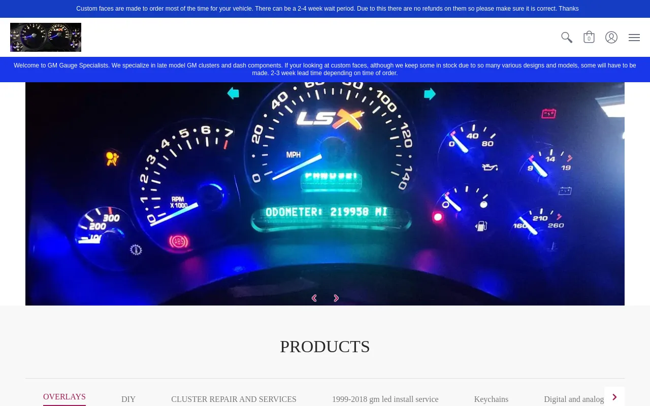 GM Gauge Specialists screenshot
