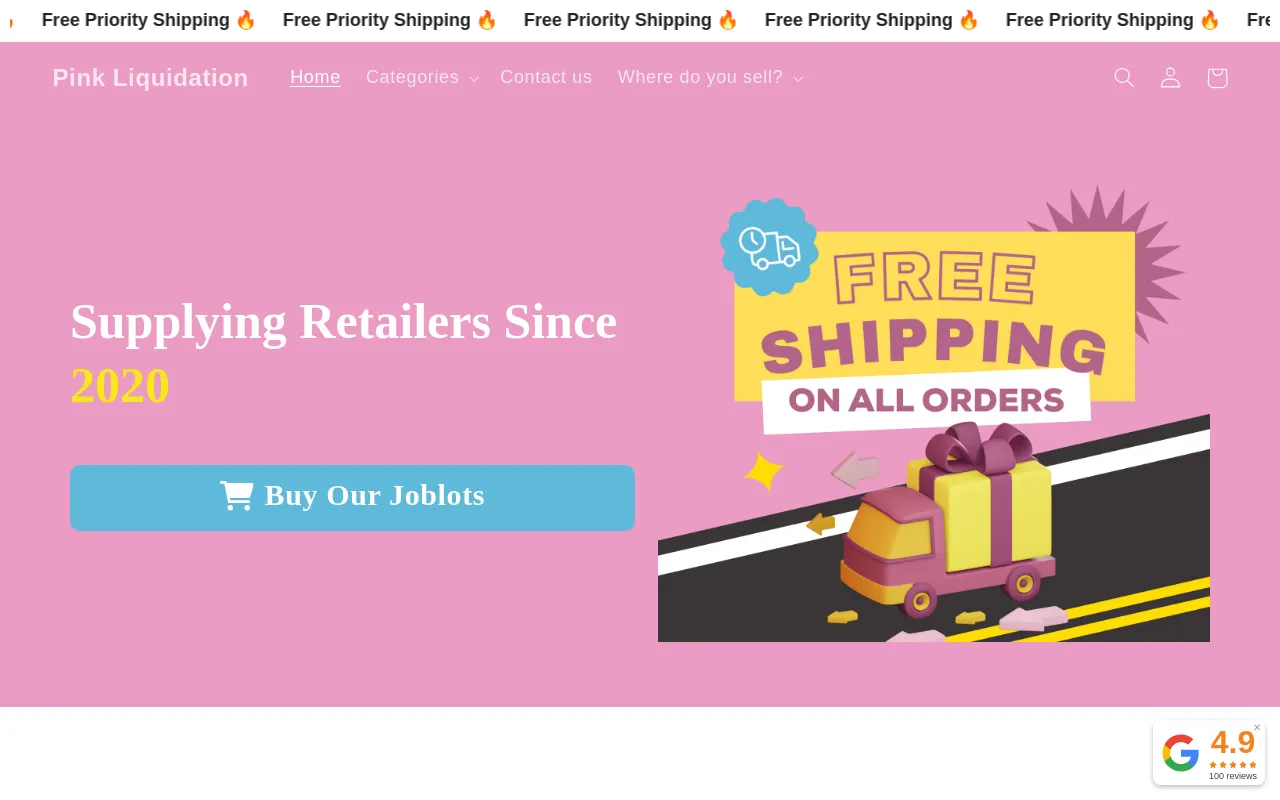 Pink Liquidation screenshot