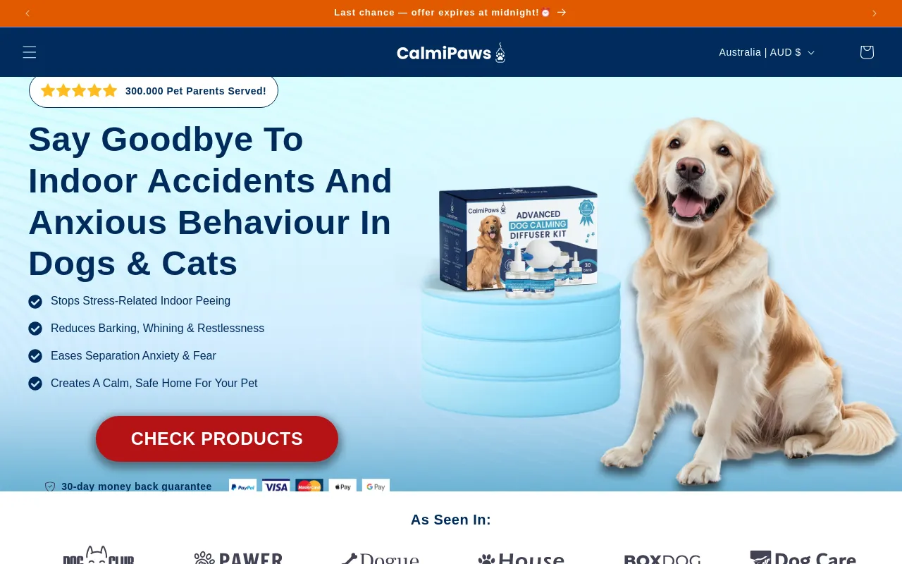 CalmiPaws screenshot
