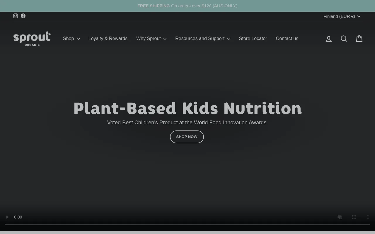 Sprout Organic screenshot