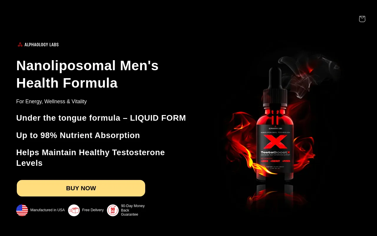 Alphaology Labs website screenshot