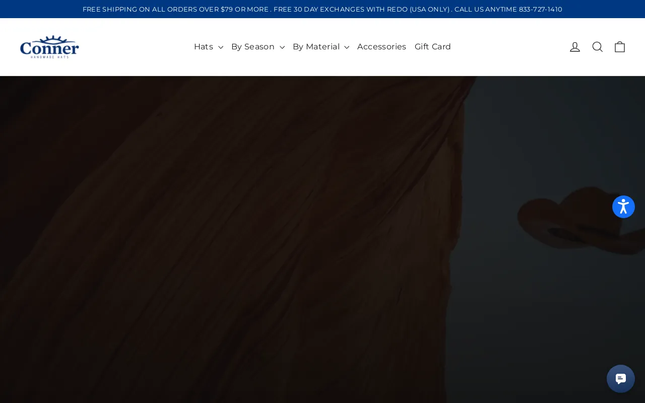 Conner Hats screenshot