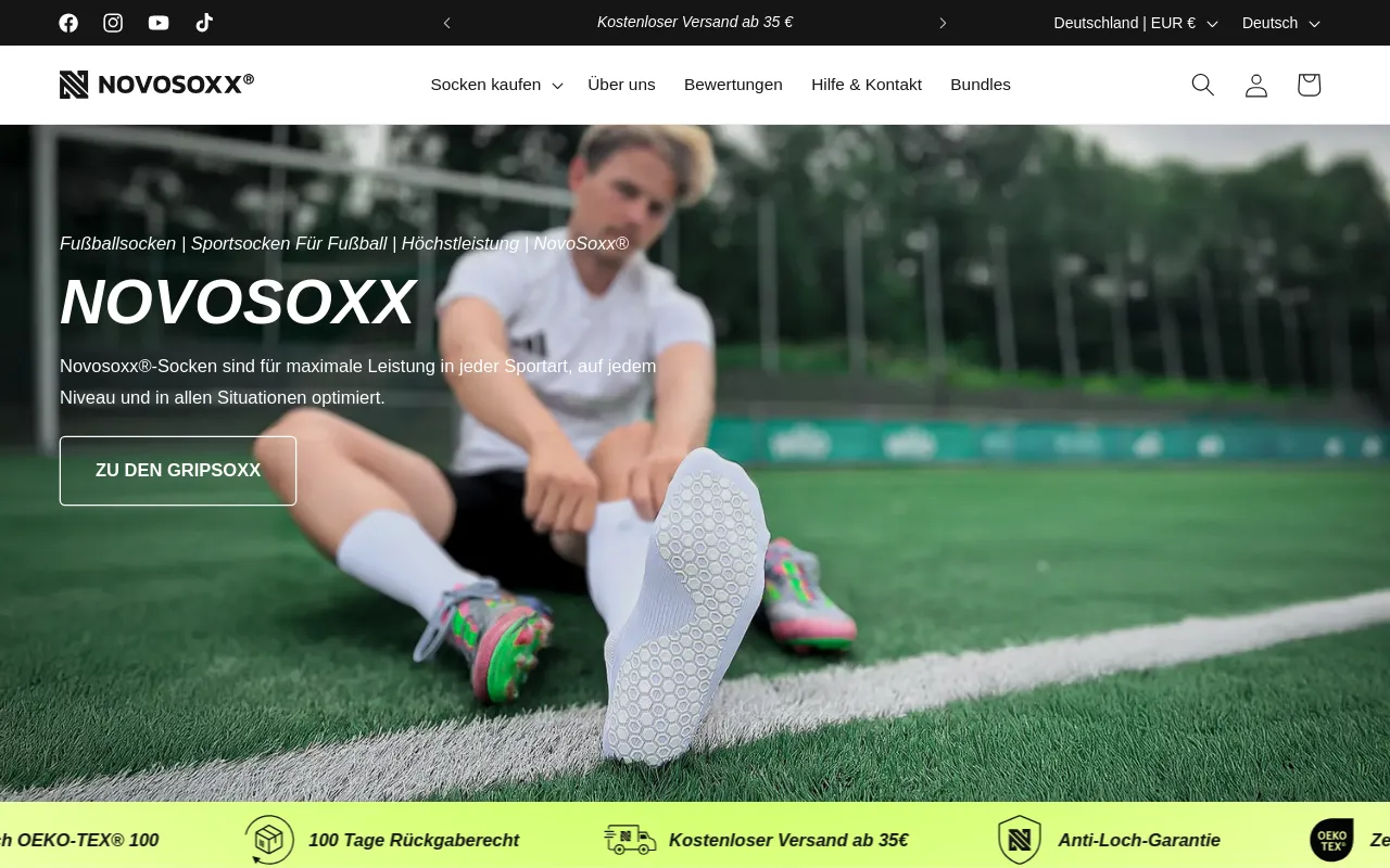 NovoSoxx screenshot
