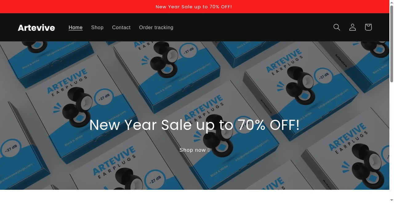 Artevive Earplugs screenshot