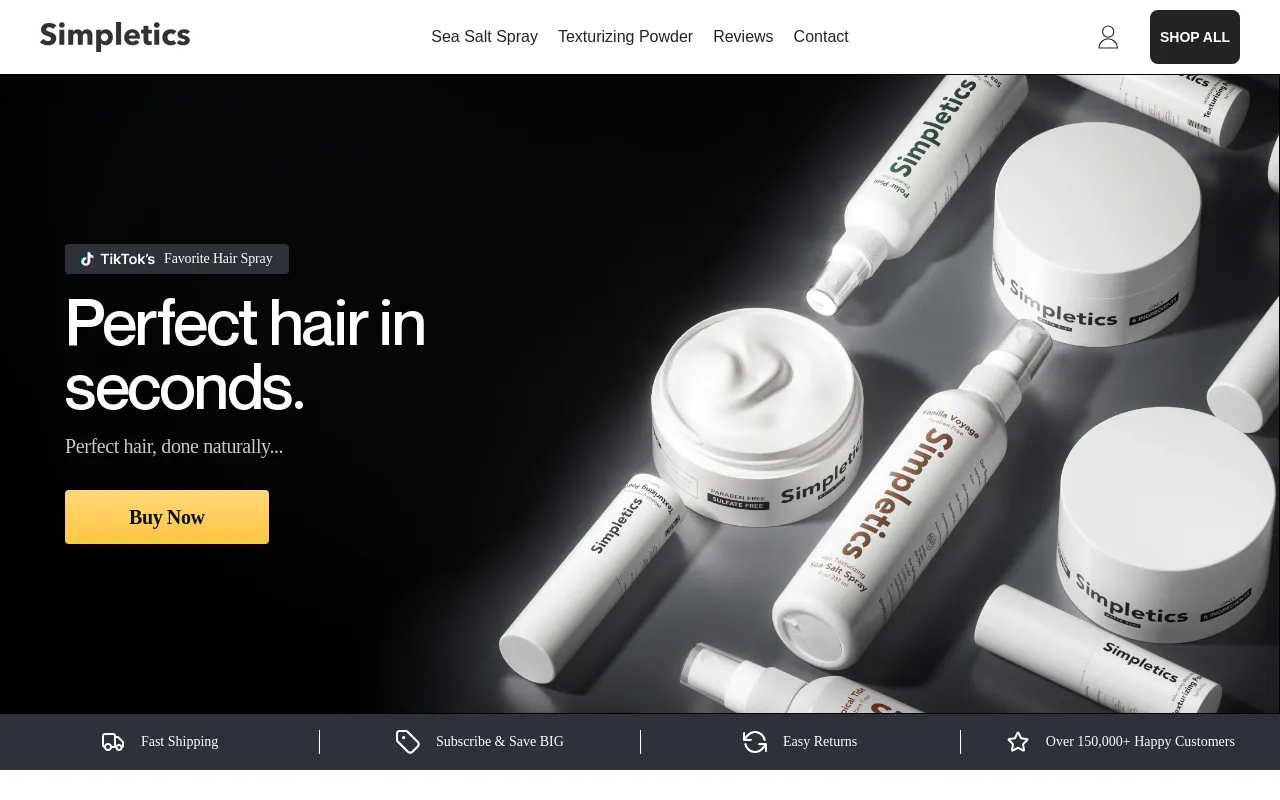 Simpletics screenshot