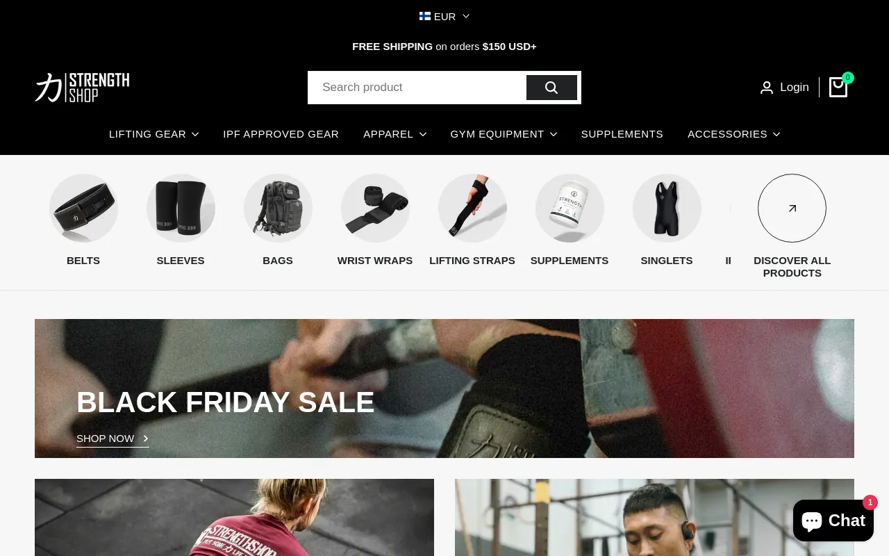 Strength Shop USA screenshot