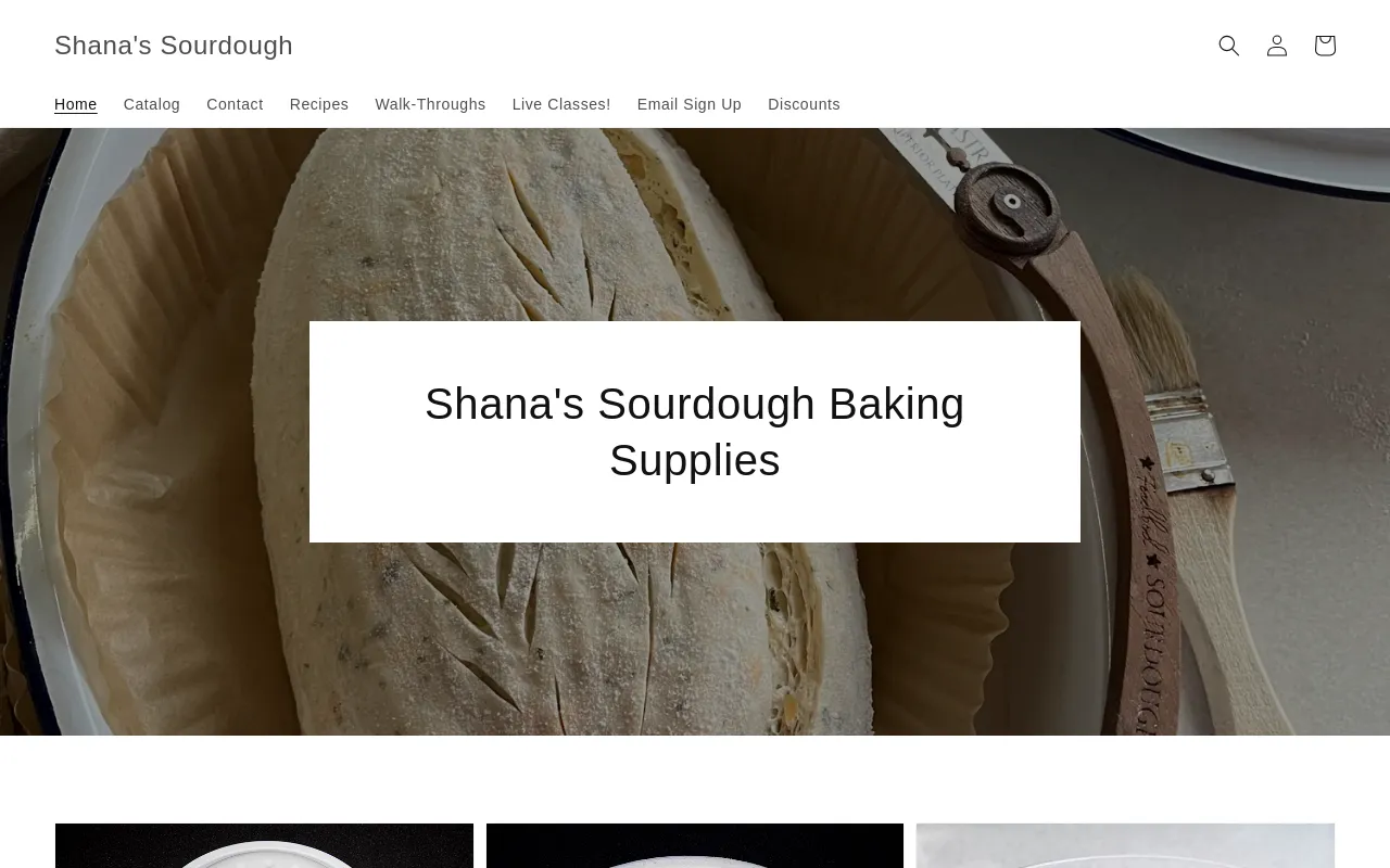 Shana's Sourdough screenshot