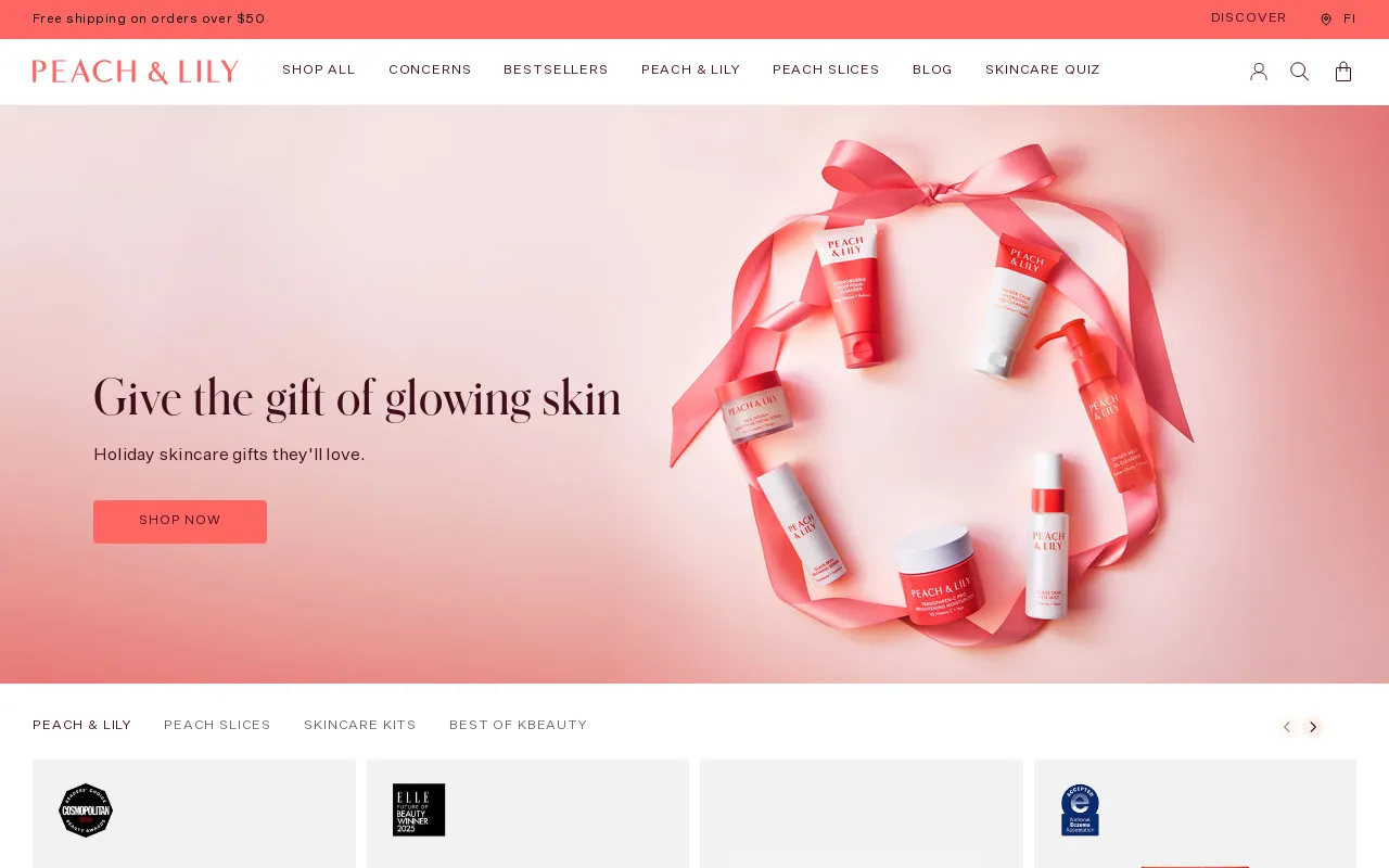 Peach & Lily screenshot