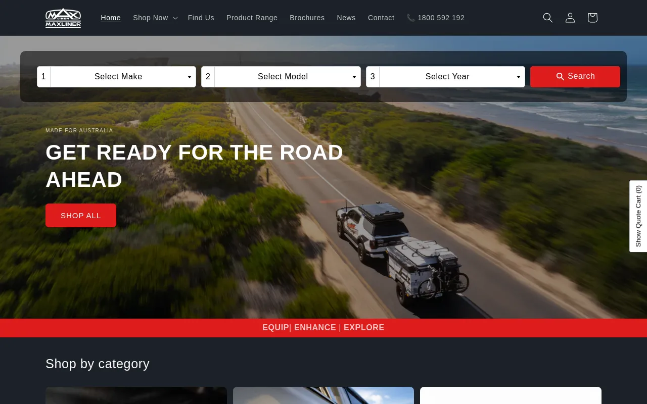 Maxliner Australia screenshot