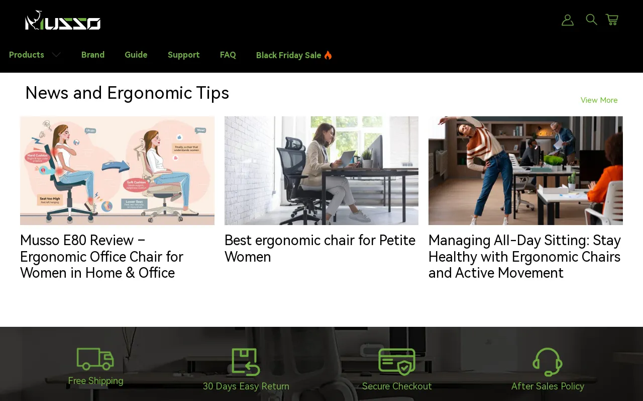 Musso EU Shop screenshot