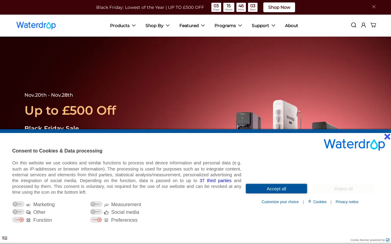 Waterdrop UK screenshot