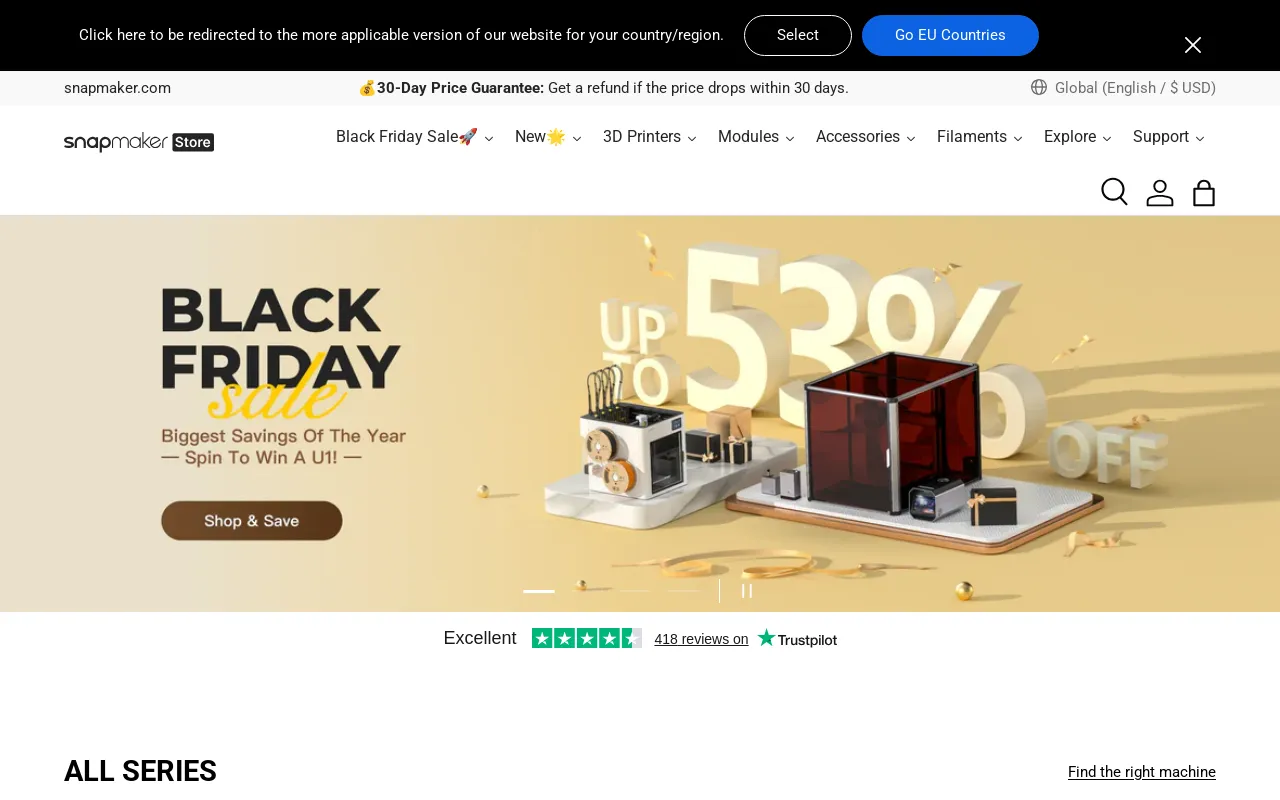 Snapmaker screenshot