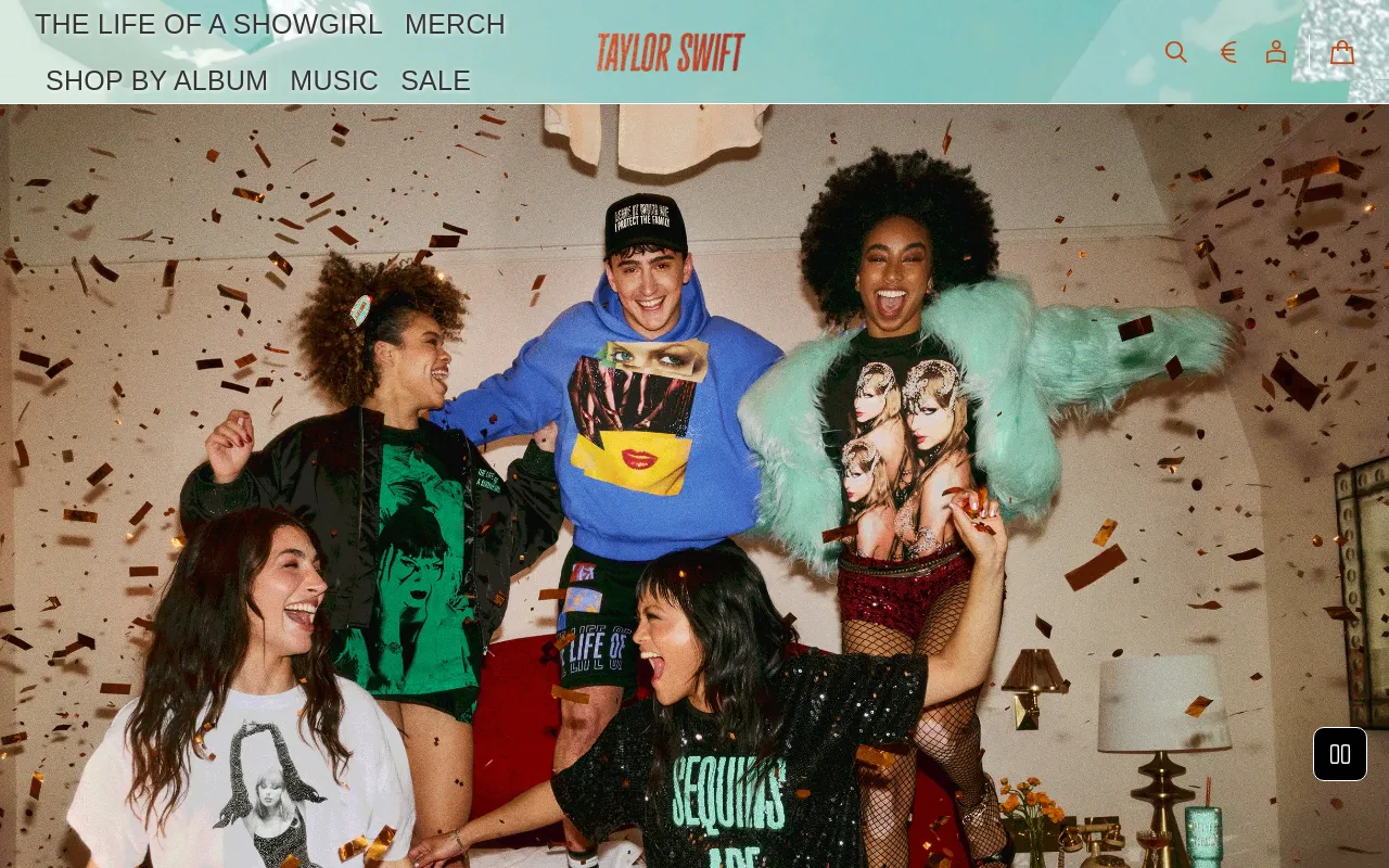 Taylor Swift UK Store screenshot