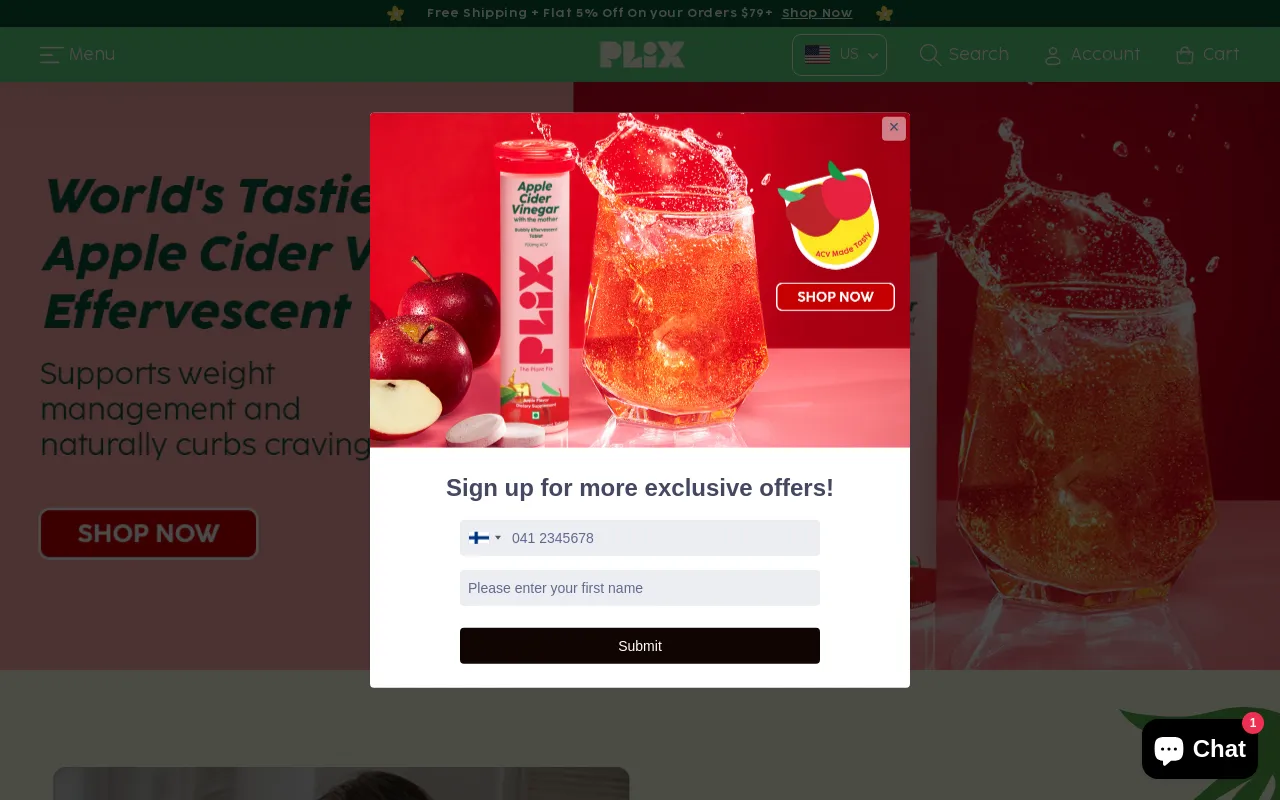 Plixlife USA screenshot