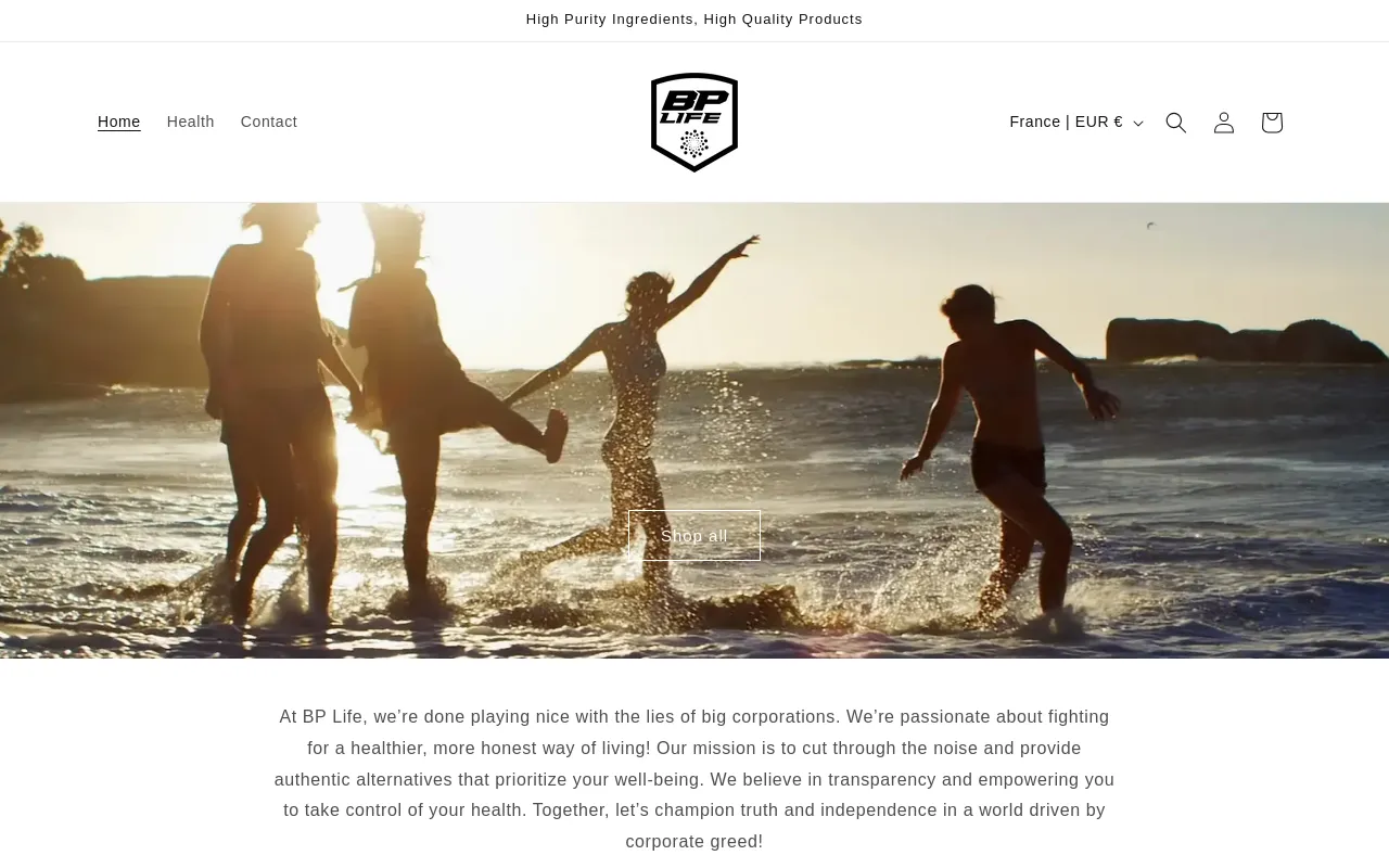 BP Life – shopbplife screenshot