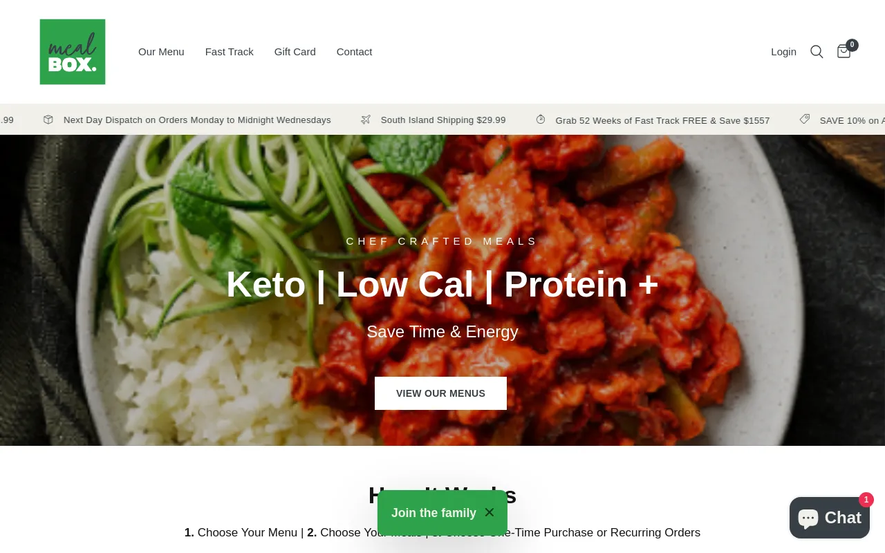 Meal Box screenshot