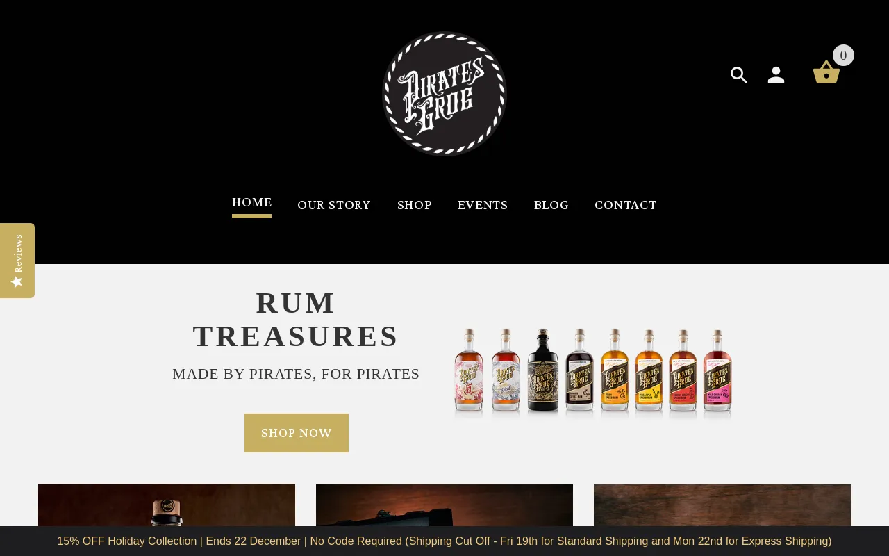 Pirate's Grog Rum screenshot