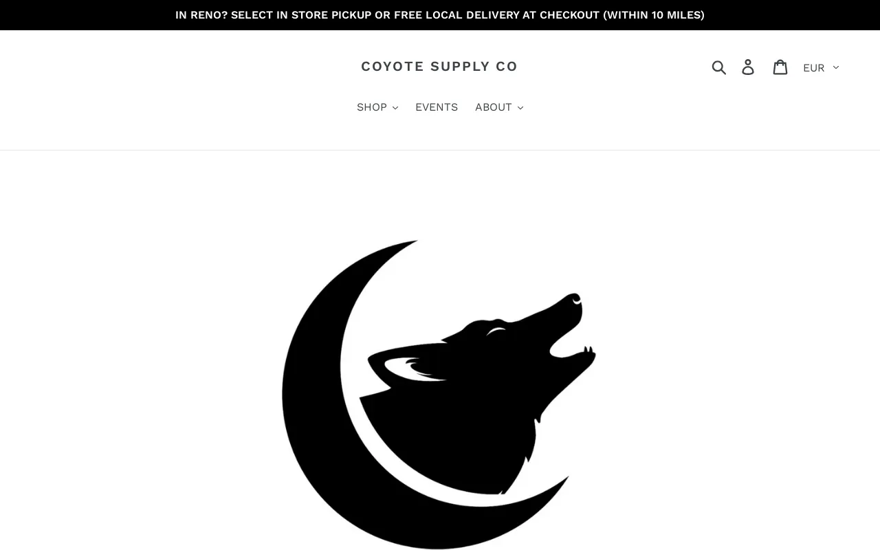 Coyote Supply Co screenshot