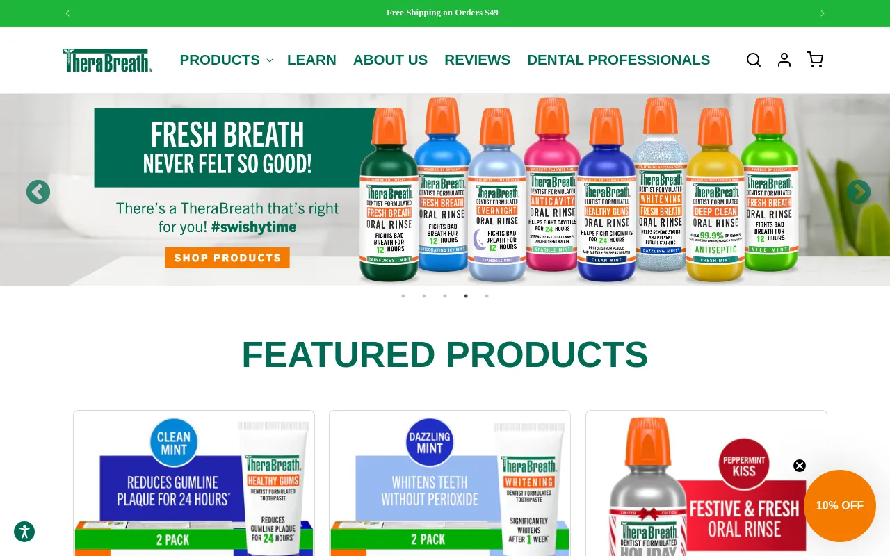 TheraBreath screenshot