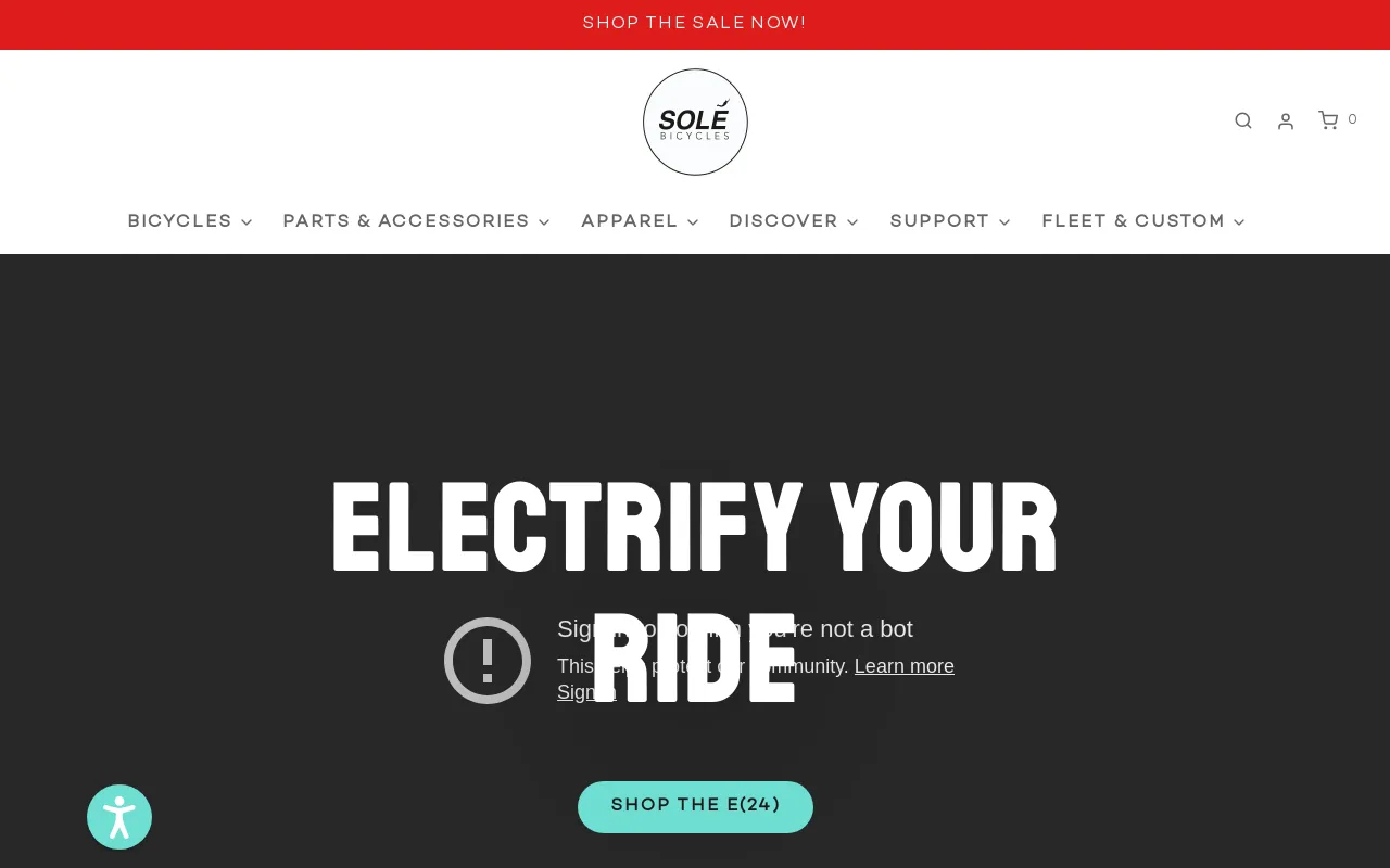 Solé Bicycles screenshot