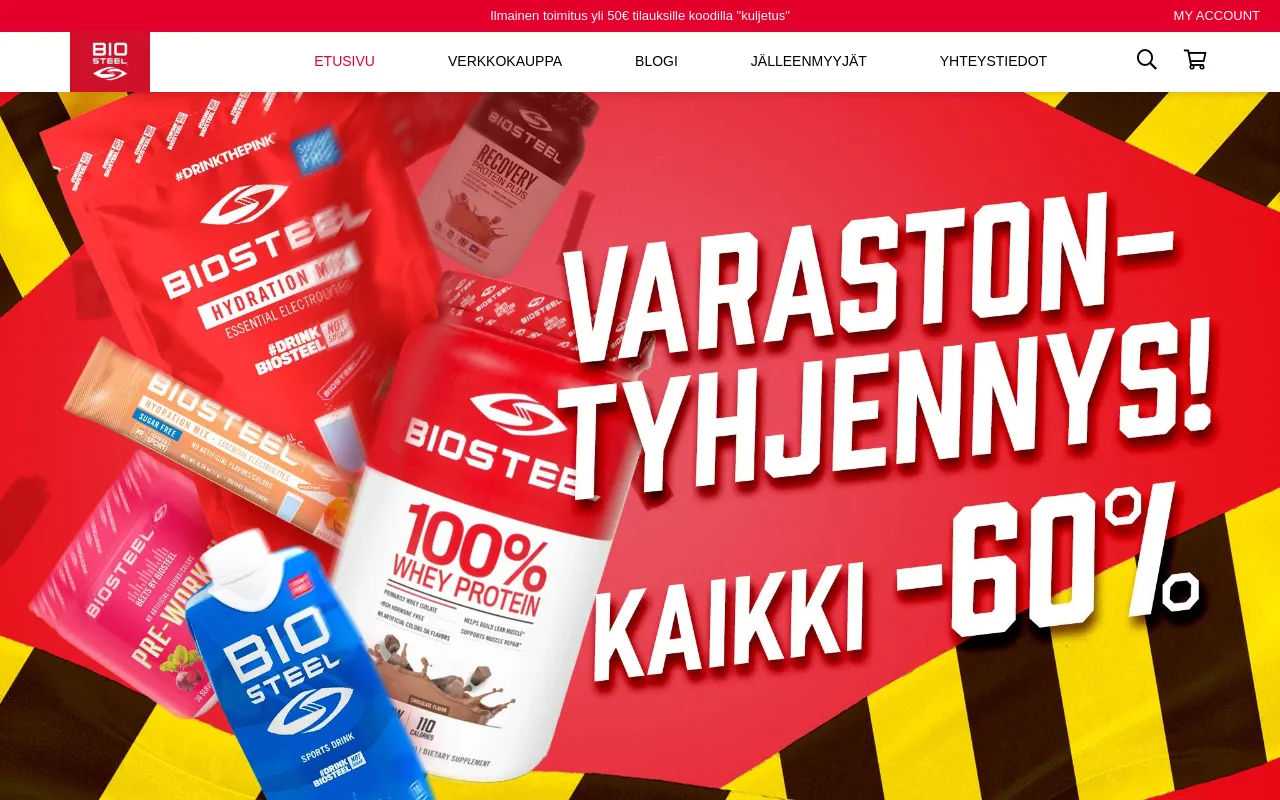 Biosteel Suomi screenshot