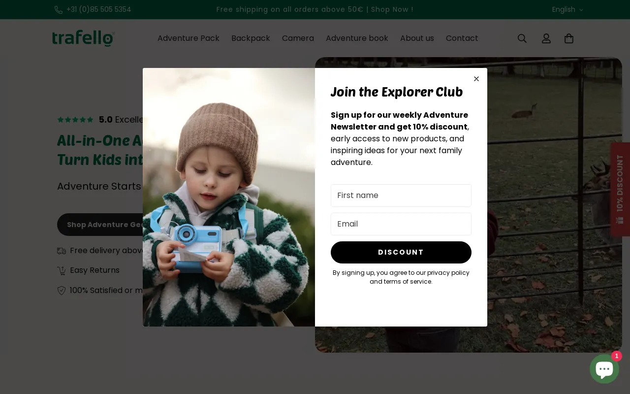 Trafello website screenshot
