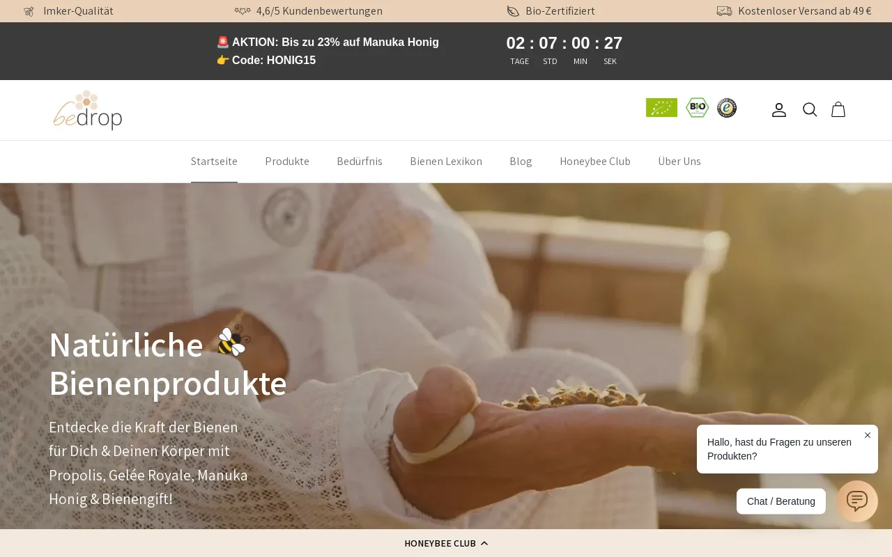bedrop.de screenshot