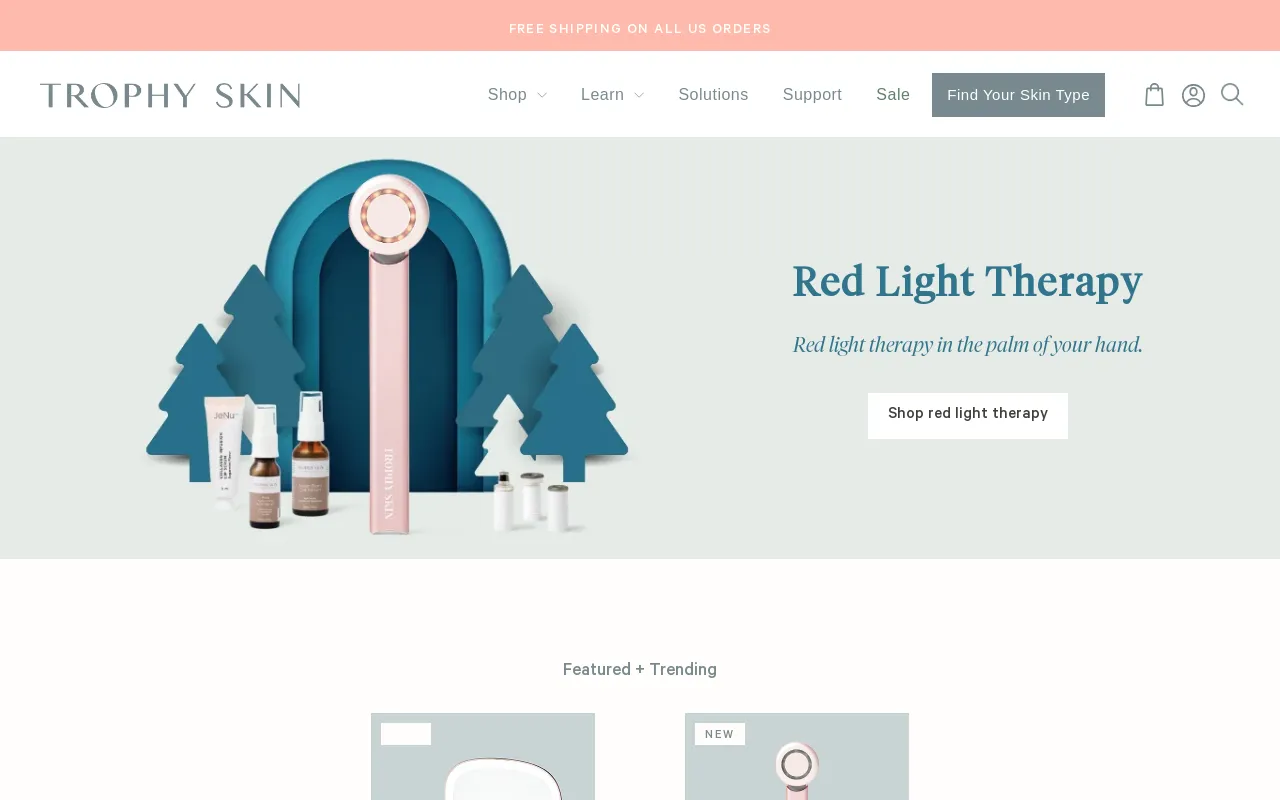 trophyskin.myshopify.com screenshot