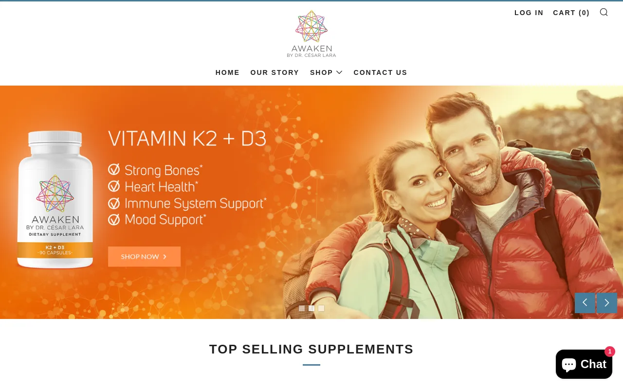 awakensupplements screenshot