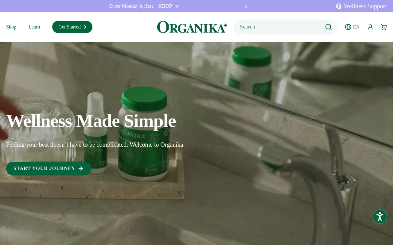 Organika Health Products screenshot
