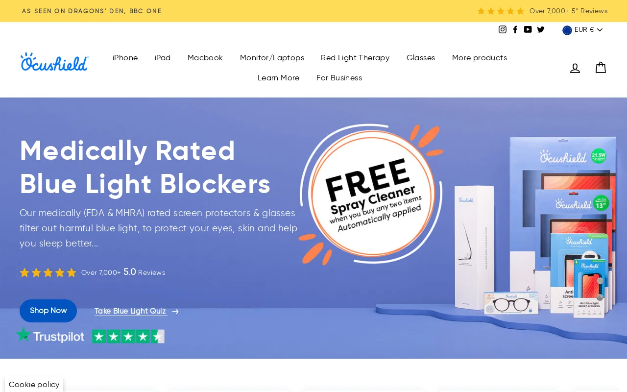 Ocushield screenshot