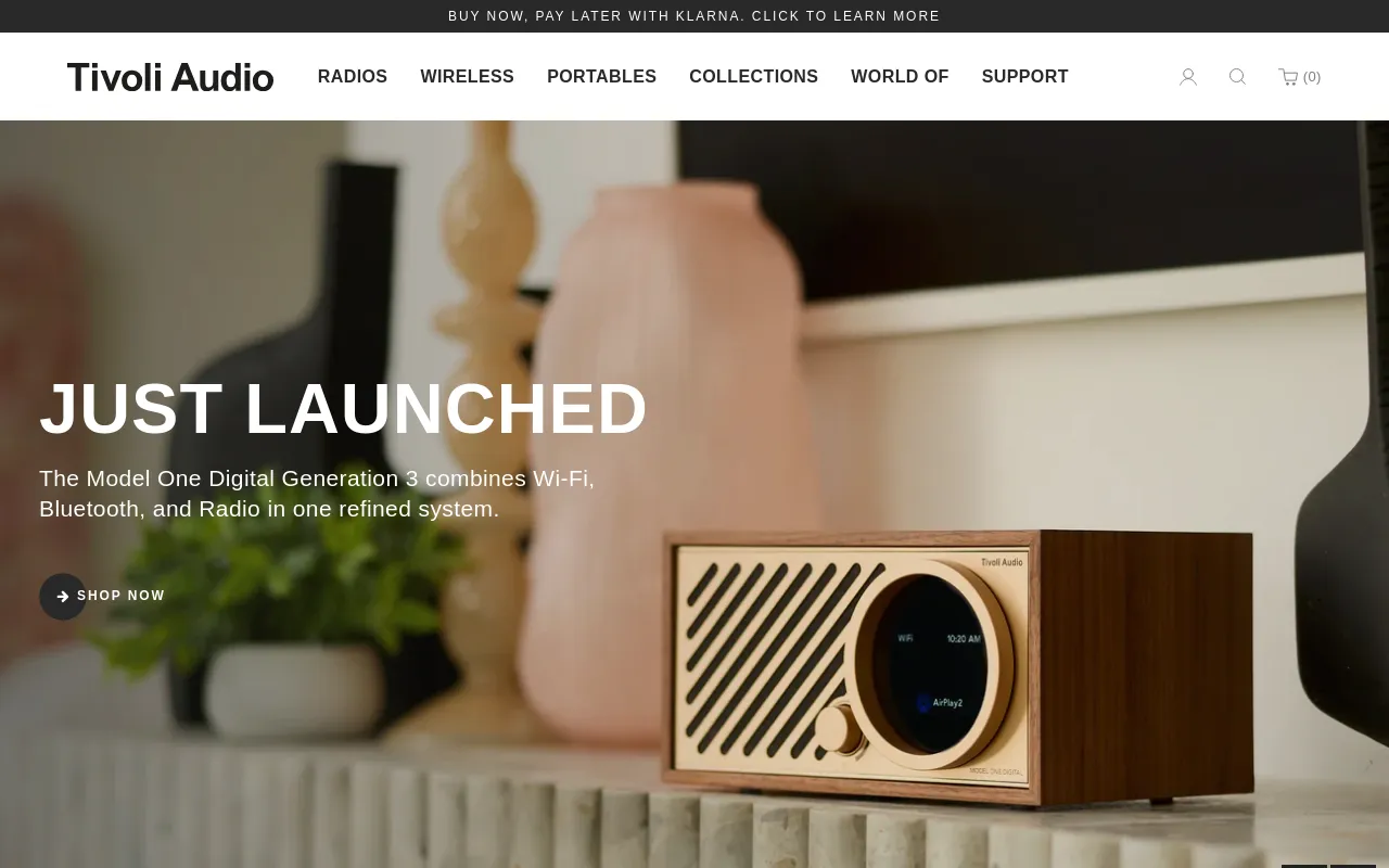 Tivoli Audio screenshot