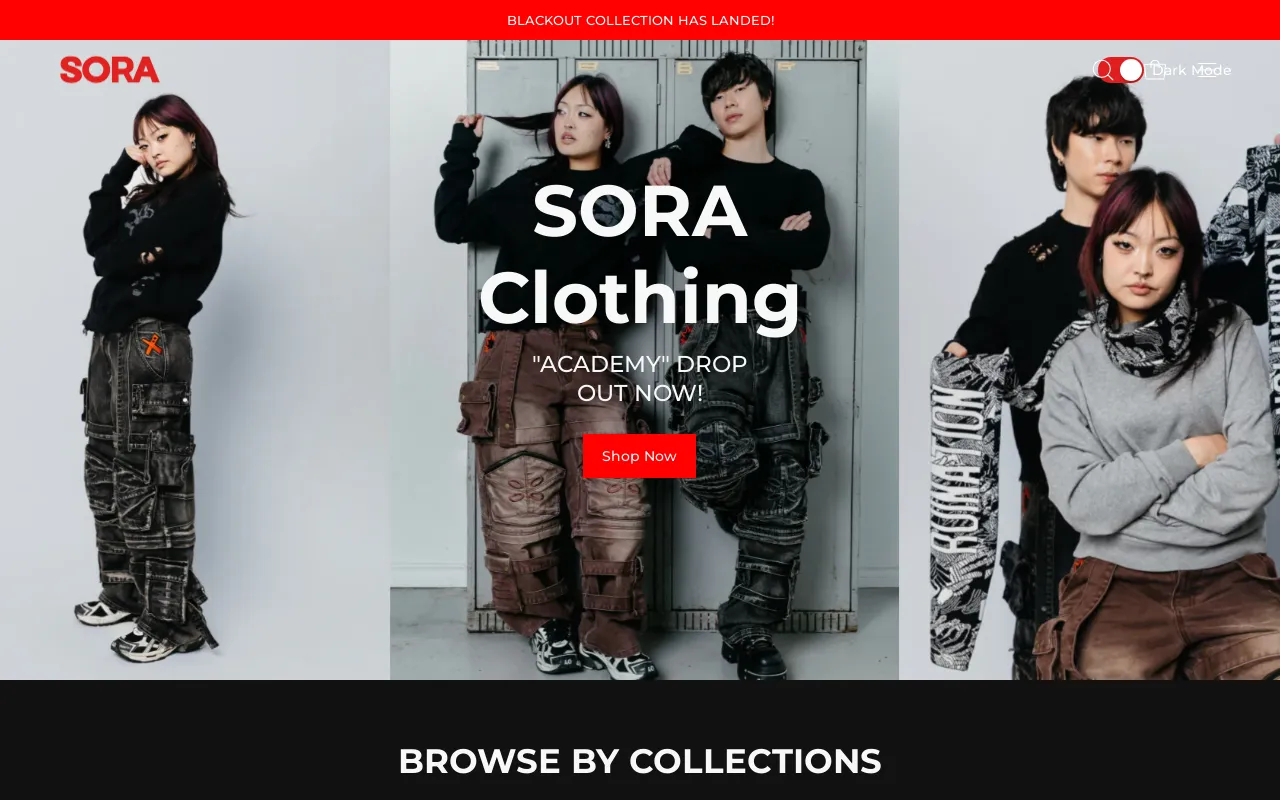 SORA Clothing screenshot