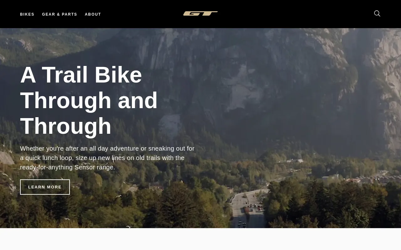 GT Bicycles screenshot