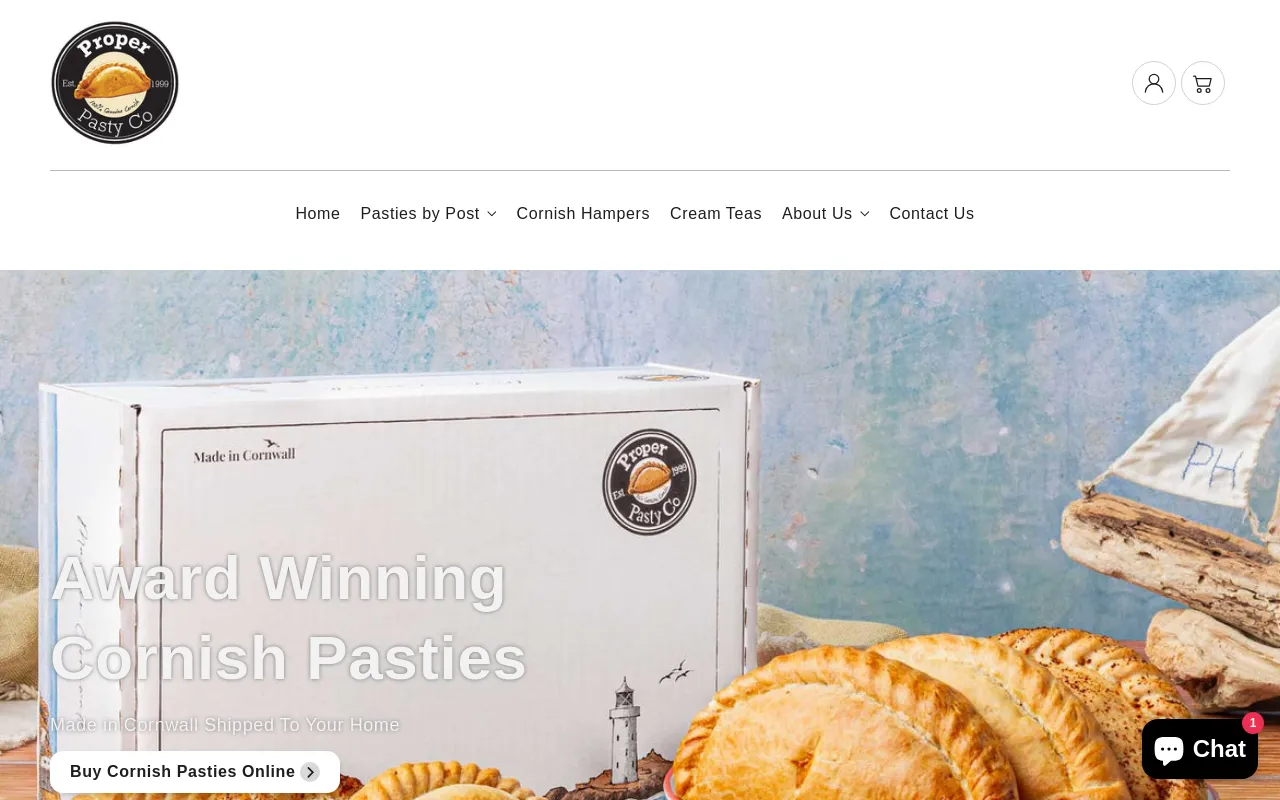 Proper Pasty Company screenshot