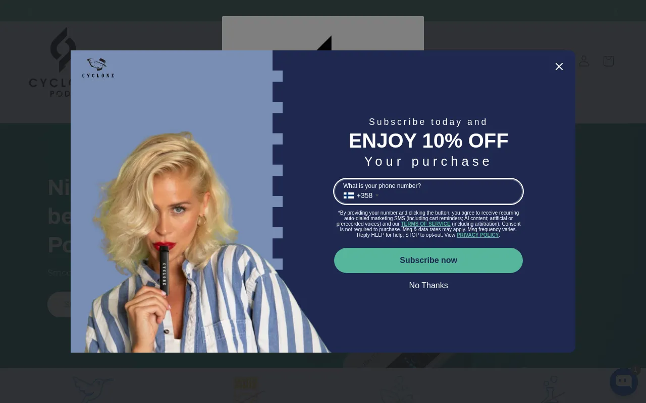 Cyclone Pods screenshot